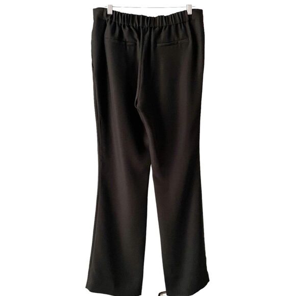 The Reset R Label Black Straight Pull On Elastic Waist Pants with Pockets M - Picture 3 of 9